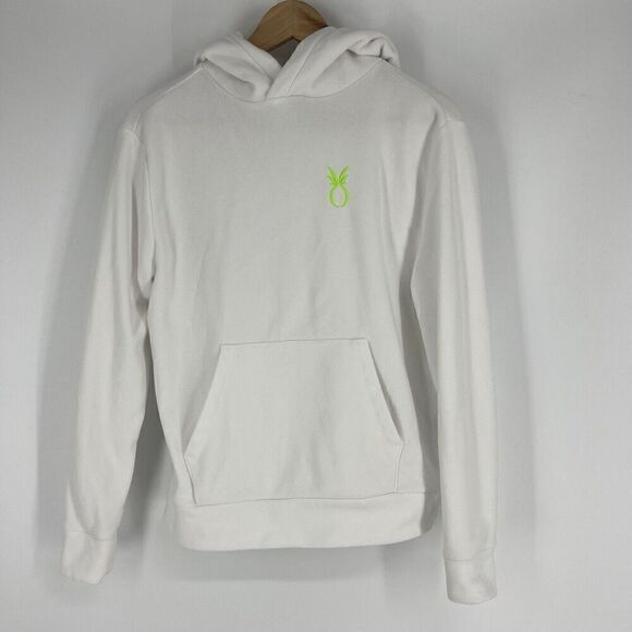 Dudley Stephens Sweatshirt Size XS White Hendrie Hoodie Terry Fleece Pullover - Picture 1 of 8